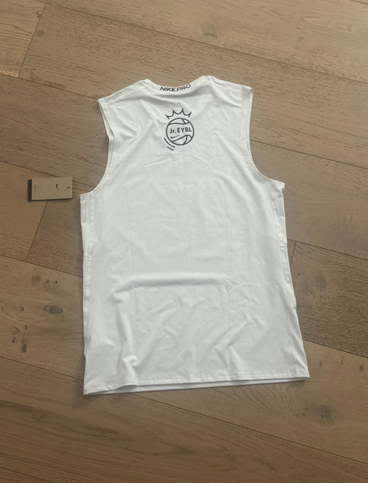 Jr EYBL Compression Sleeveless(White)