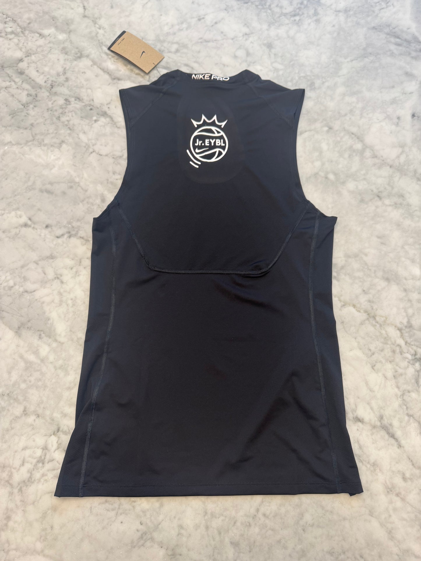 Nike Jr EYBL Compression shirt Sleevless (Black)