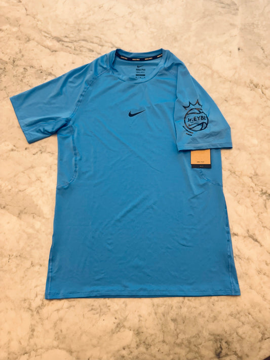 Nike Jr EYBL Compression Shirt (Blue)