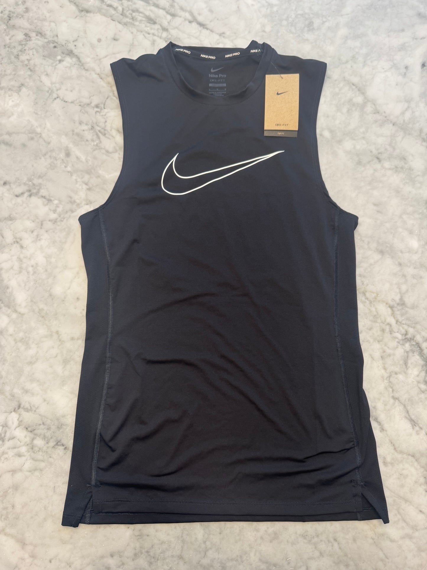 Nike Jr EYBL Compression shirt Sleevless (Black)